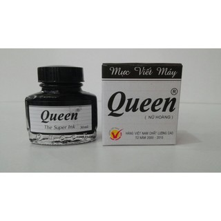 Mực viết máy Queen (Đen) (1 Lọ)