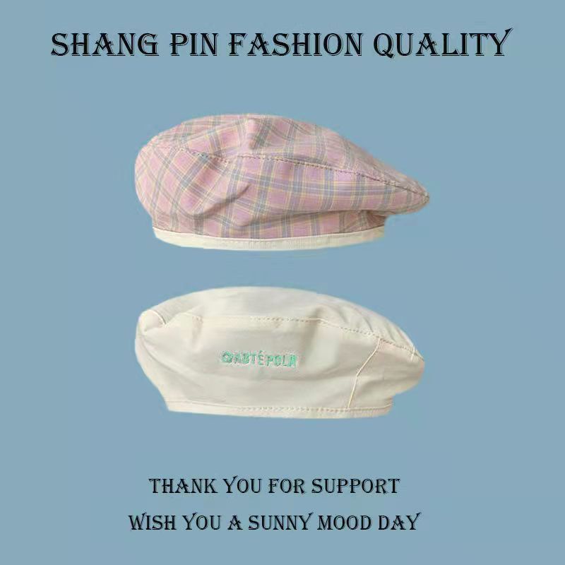 Mũ Beret Mỏng Dáng Tròn Thiết Kế Mới Thời Trang Dành Cho Nữ