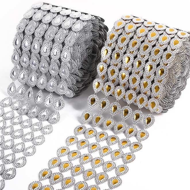 Dải lưới giả đá mô phỏng đuôi công,giọt nước bản rộng 2cm