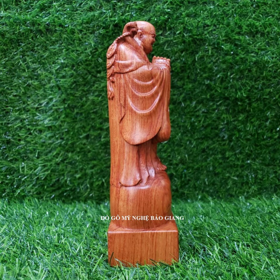 [GIA RE] Tượng phật di lặc chúc phúc gỗ hương