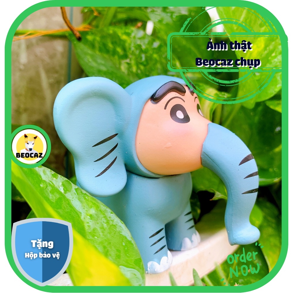 Mô hình Shin chan Cậu bé bút chì Shinosuke bông hoa gấu panda voi xanh ốc sên kappa ong mật dễ thương Đồ chơi Beocaz