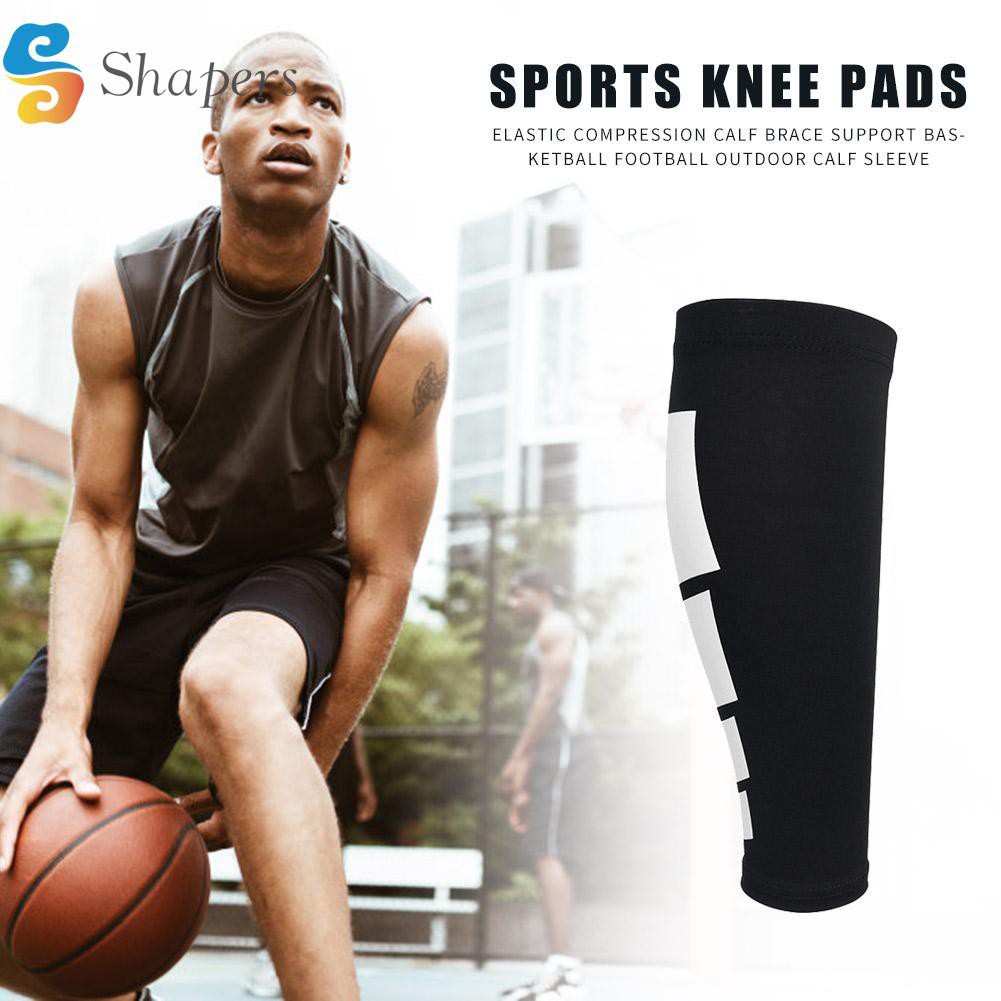 READY√SA❀Elastic Compression Calf Sleeve Basketball Football Calf Support Leg Warmer