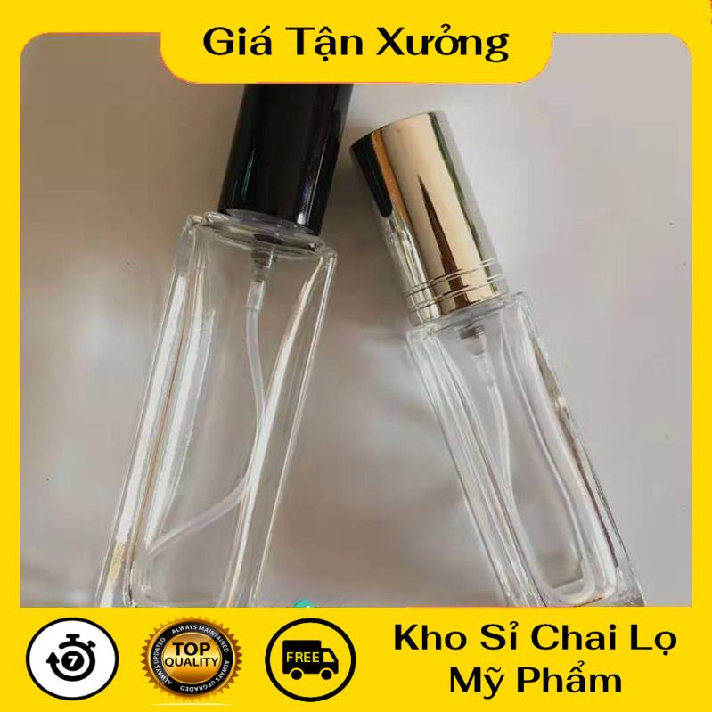 Lọ Chiết Nước Hoa ❤ TRÙM SỈ ❤ Chai lọ chiết nước hoa 5ml,10ml,20ml vuông đựng dầu thơm, phụ kiện du lịch