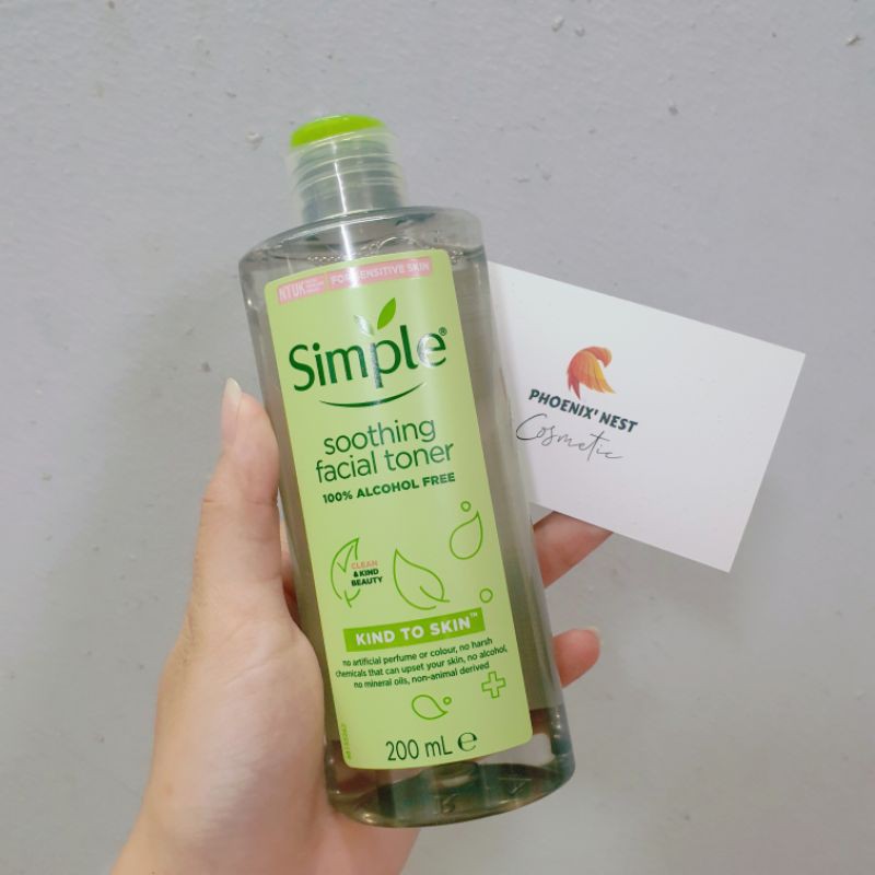 [Auth - Chính hãng] Simple Kind To Skin Soothing Facial Toner - Dưỡng ẩm an toàn