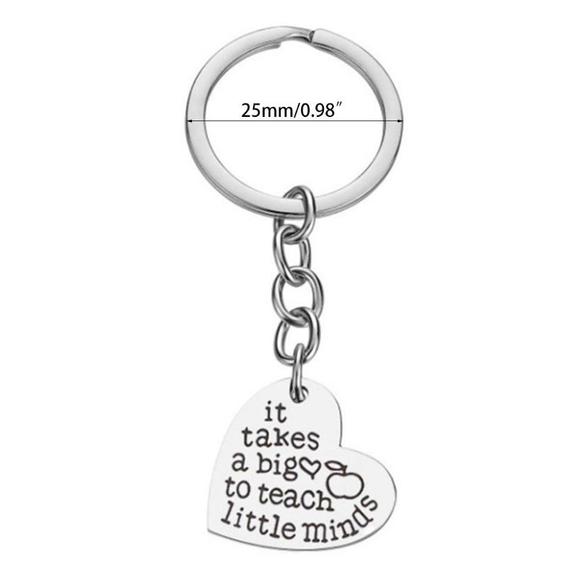 OUT Her Him Gratitude Gift for Teacher  Teaching is a heart work 2020 Keychain with Gift Box-Show Your Teacher Appreciation