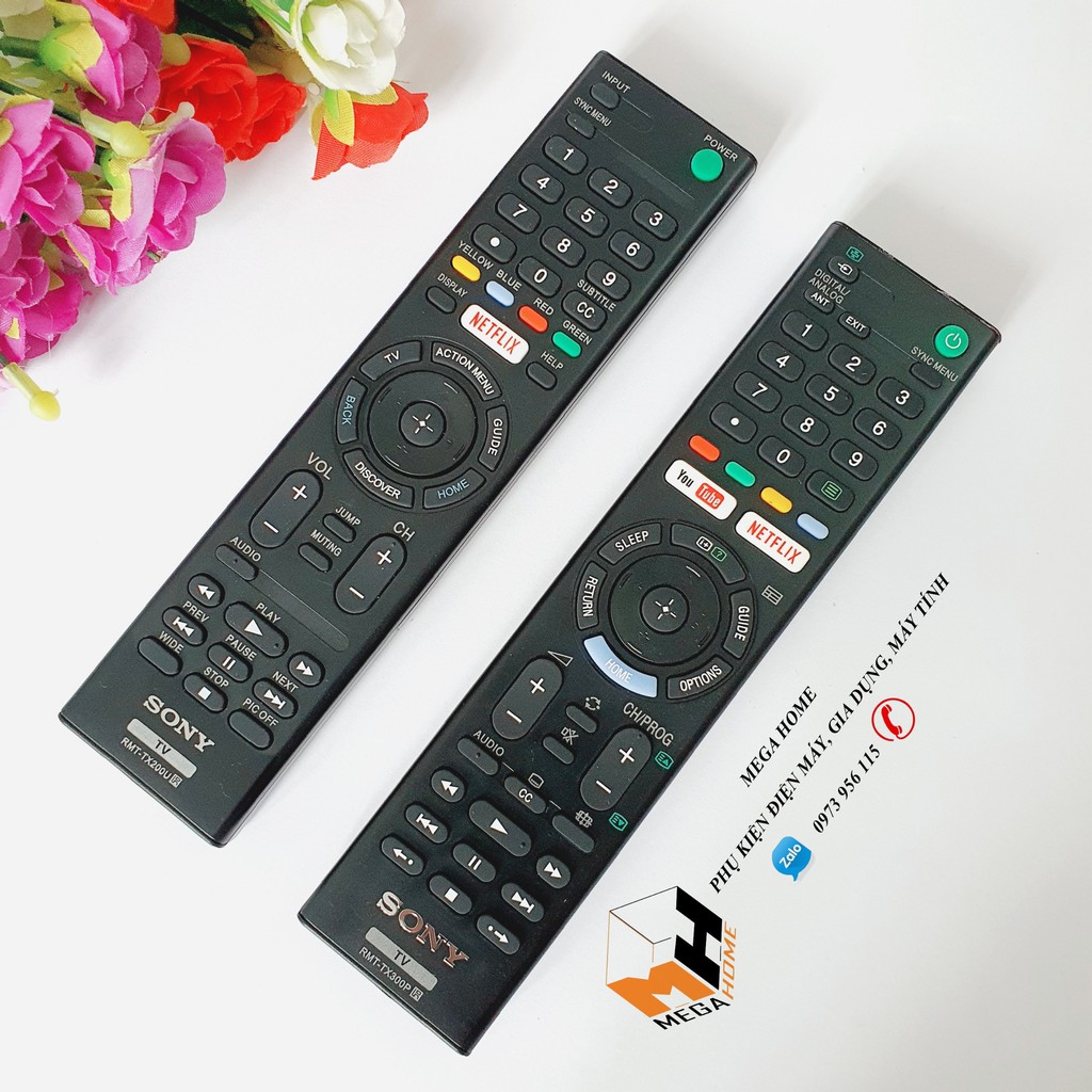 [HÀNG XUẤT MALAYSIA] Điều khiển tivi sony , remote tivi Sony smart RMT-TX200, TX300 hàng cao cấp