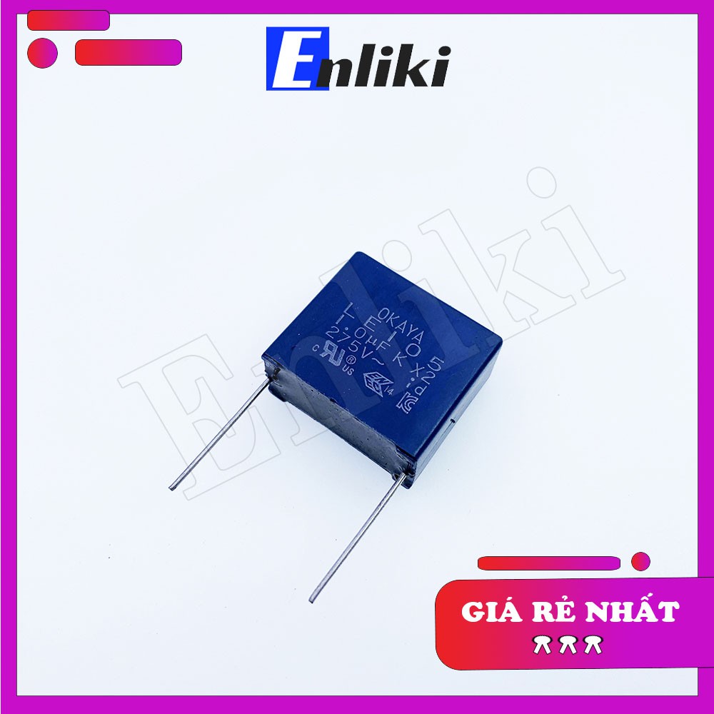 Tụ 1uF 275V OKAYA 105 20mm