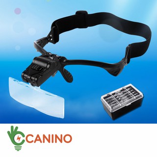 [ GIÁ SỐC ] Kính lúp đeo đầu có đèn v2