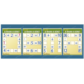 [Đồ dùng dạy học] Trò chơi Ai nhanh ai đúng?