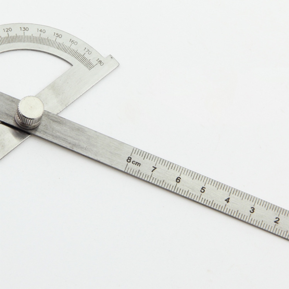 Thước Đo Góc 180 Độ Bằng Thép Không Gỉ