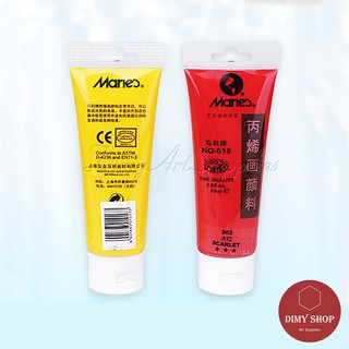 Màu vẽ Acrylic MARIE's tuýp 75ml (Part 2)