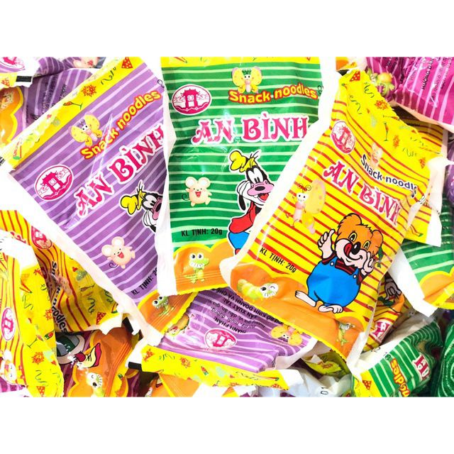 Combo 20 Gói Mì Tôm Trẻ Em An Bình Vé Về Tuổi Thơ Đồ Ăn Vặt Ngon Cổng Trường