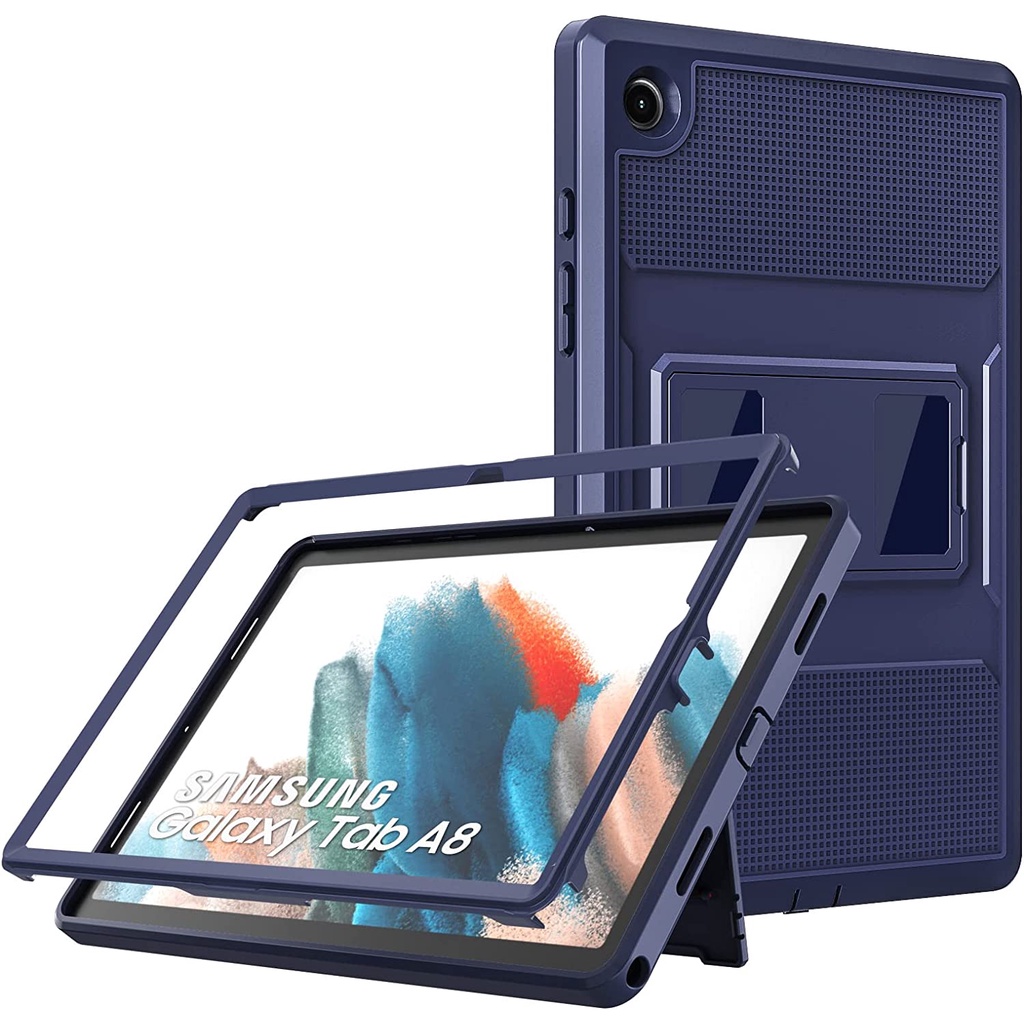 Ốp Bảo Vệ Toàn Diện Chống Sốc Có Giá Đỡ Cho Samsung Galaxy Tab A8 10.5 Inch 2022 (SM-X200 / SM-X205 / SM-X207)