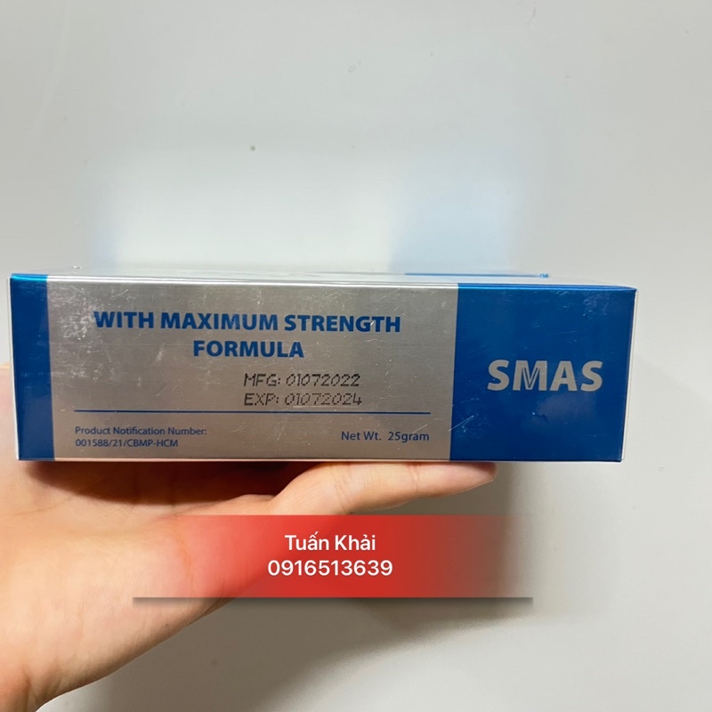 Sữa rữa mặt SMAS và kem mụn  SMAS