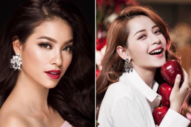 Bông tay đá lấp lánh phạm hương