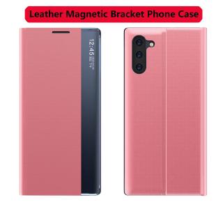 Bao da nhám từ tính + giá đỡ & khung hiển thị thông minh cho SAMSUNG GALAXY NOTE 8 9 10 PRO PLUS NOTE 10 LITE M30S M21