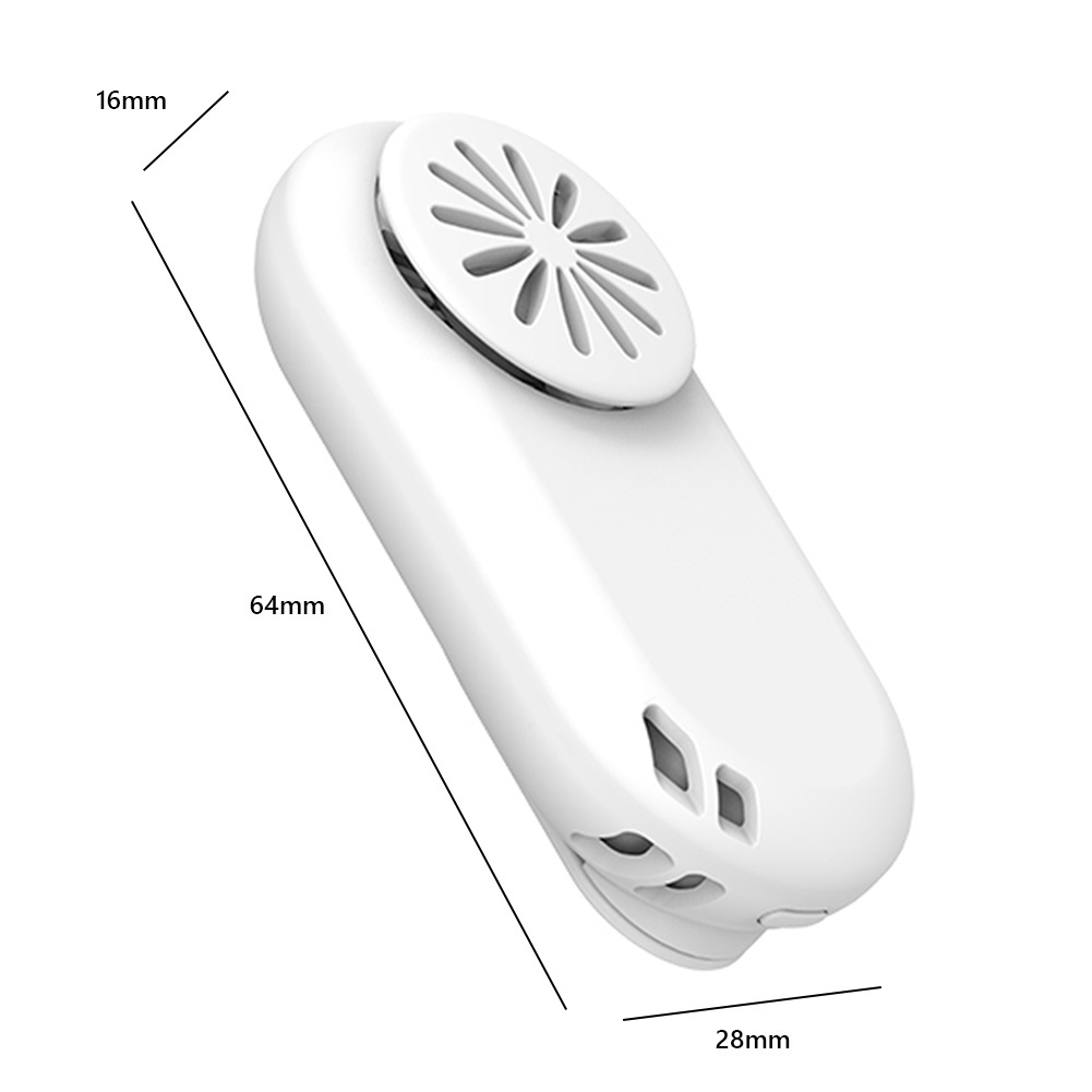 Quạt Làm Mát Mini K1 Có Kẹp Gắn Khẩu Trang Tiện Dụng