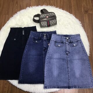 Chân váy jeans cực xinh ảnh thật