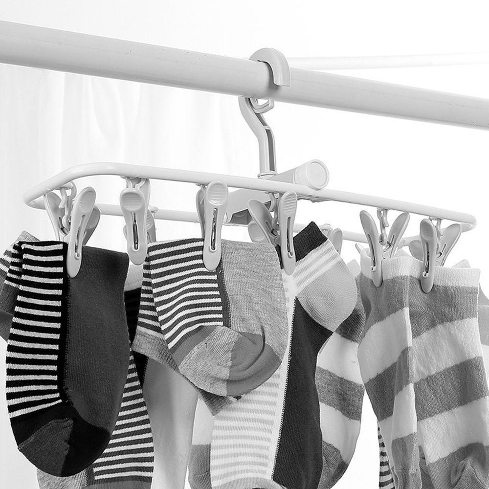 Móc Nhựa Phơi Vớ / Đồ Lót Có Thể Gấp Gọn Tiện Dụng