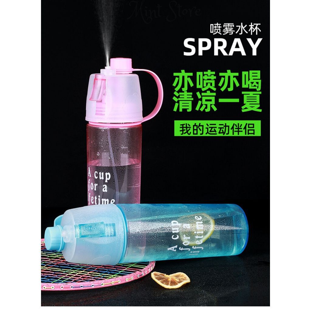Bình nước uống phun sương thông minh đa chức năng thế hệ mới nhựa an toàn sức khỏe | BigBuy360 - bigbuy360.vn