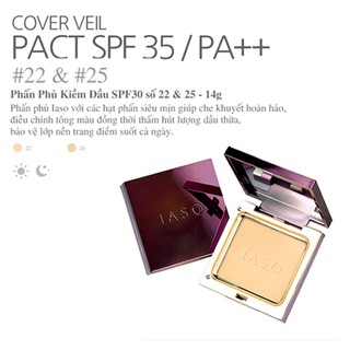 Phấn Phủ Siêu Mịn Iaso SPF35 Số 22 & 25