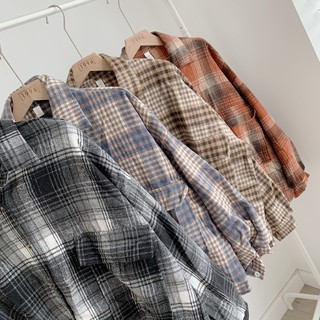 Áo sơ mi kẻ túi ngực SA398 1994closet