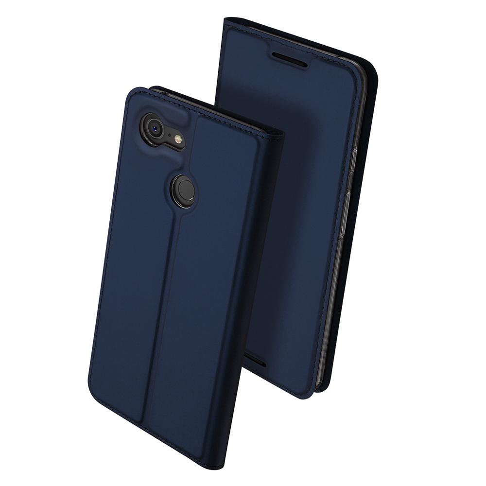 Google pixel 3 3xl leather dux ducis standable flip case cover