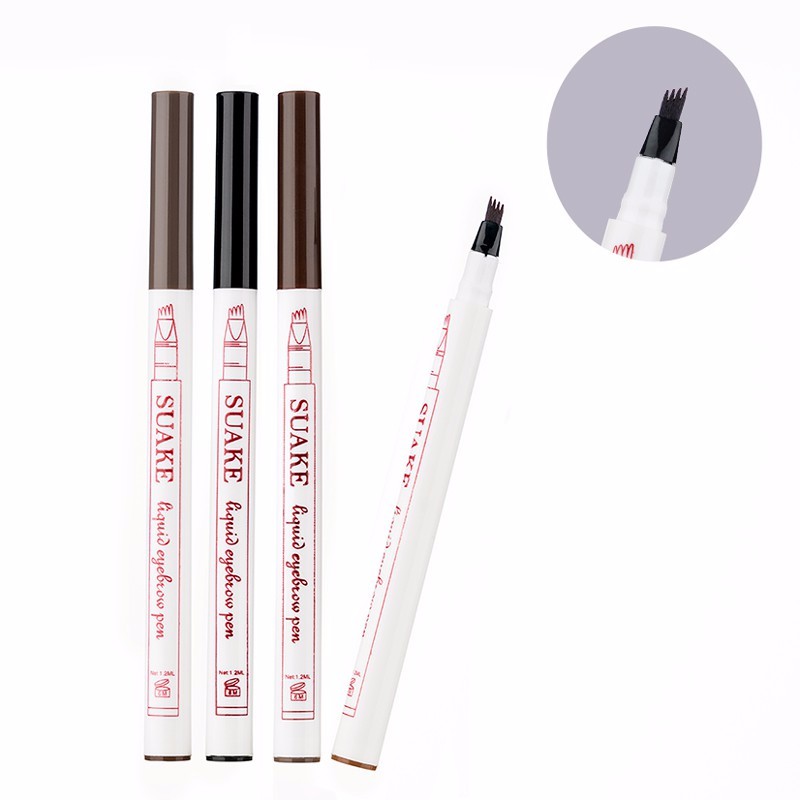 Bút kẻ chân mày dạng lỏng kháng nước 4 màu tùy chọn thời trang dễ trang điểm | BigBuy360 - bigbuy360.vn