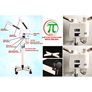 Máy xông mặt 2 cần KL838 - 2 chức năng nóng và lạnh BH 12 tháng (Xả kho 1 tuần)