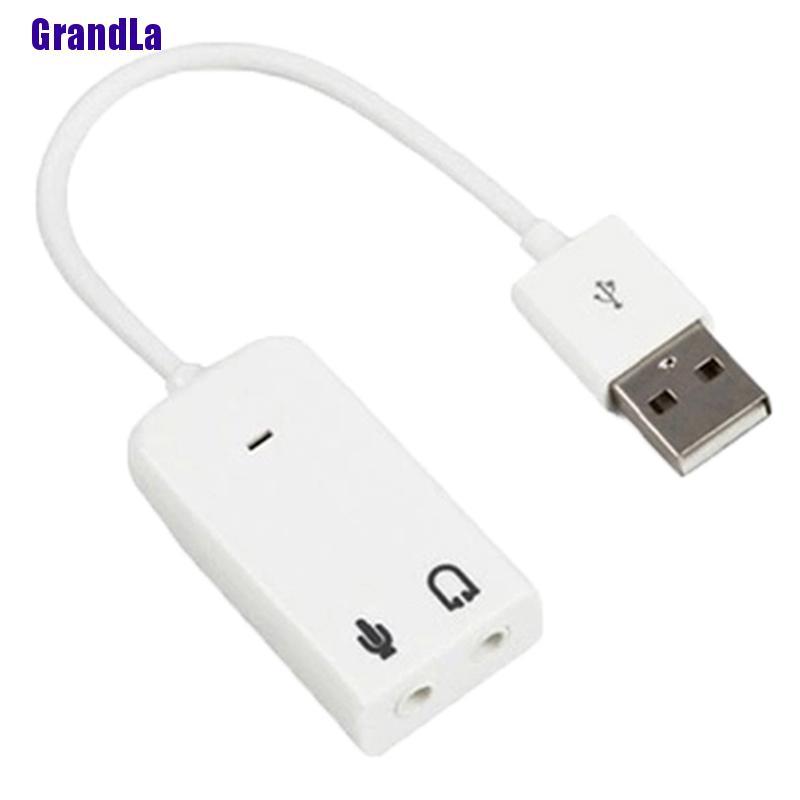 Card Âm Thanh Usb 7.1 Kèm Dây Cáp 3.5mm