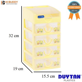 Tủ Nhựa Mini Duy Tân Tomi Nhỏ 5 Ngăn (15.5 x 19 x 32 cm) No.219/5