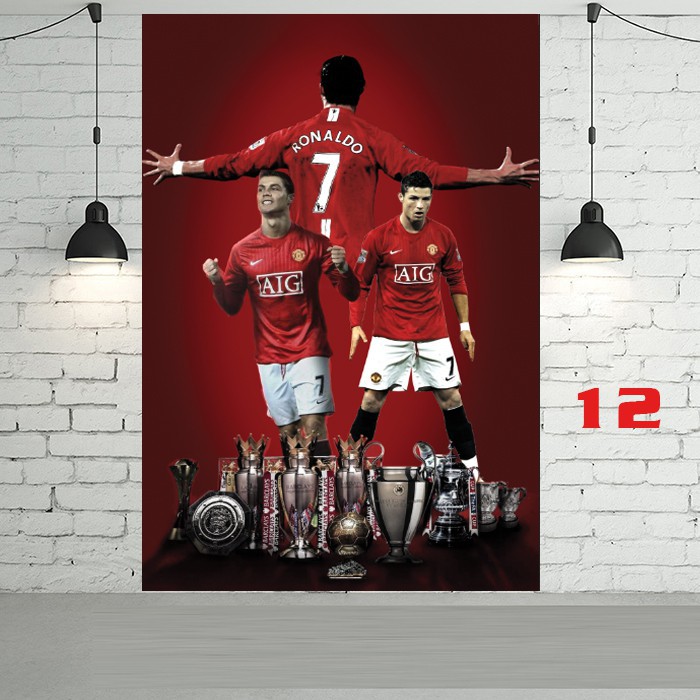 Decal dán tường chống thấm cầu thủ pogba rooney de gea của MU CTSPORT