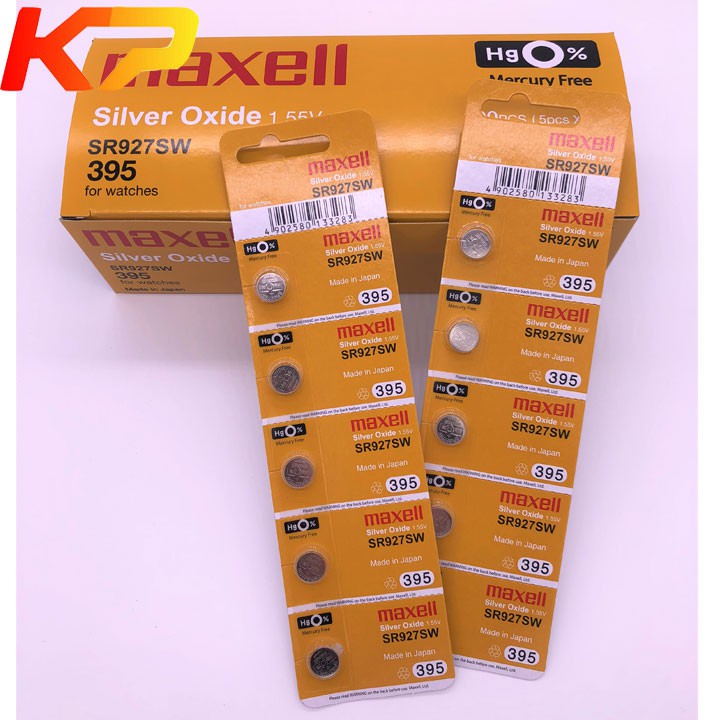 pin đồng hồ sr927sw sr927 395 maxell chính hãng.