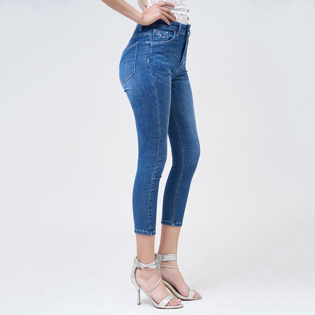 Quần Bò Cạp Cao Dáng Skinny Aaa Jeans - UCSD Rayon