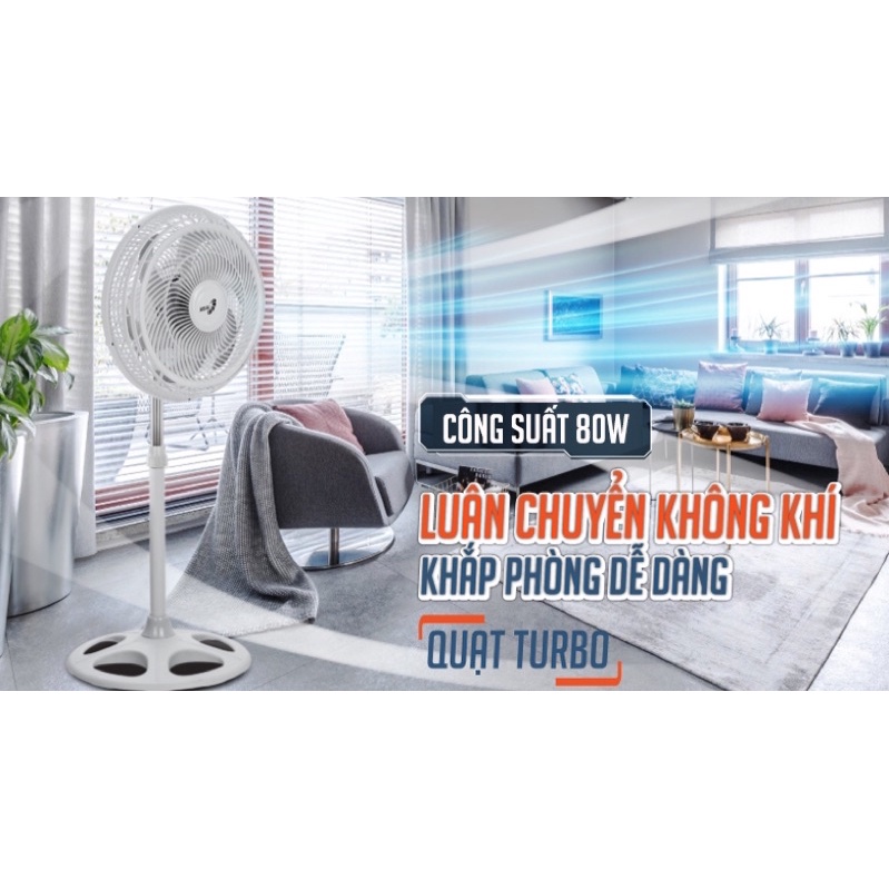 Quạt Đứng Asia Tubor Gió mạnh bất bại -Bảo hành chính hãng 2 năm