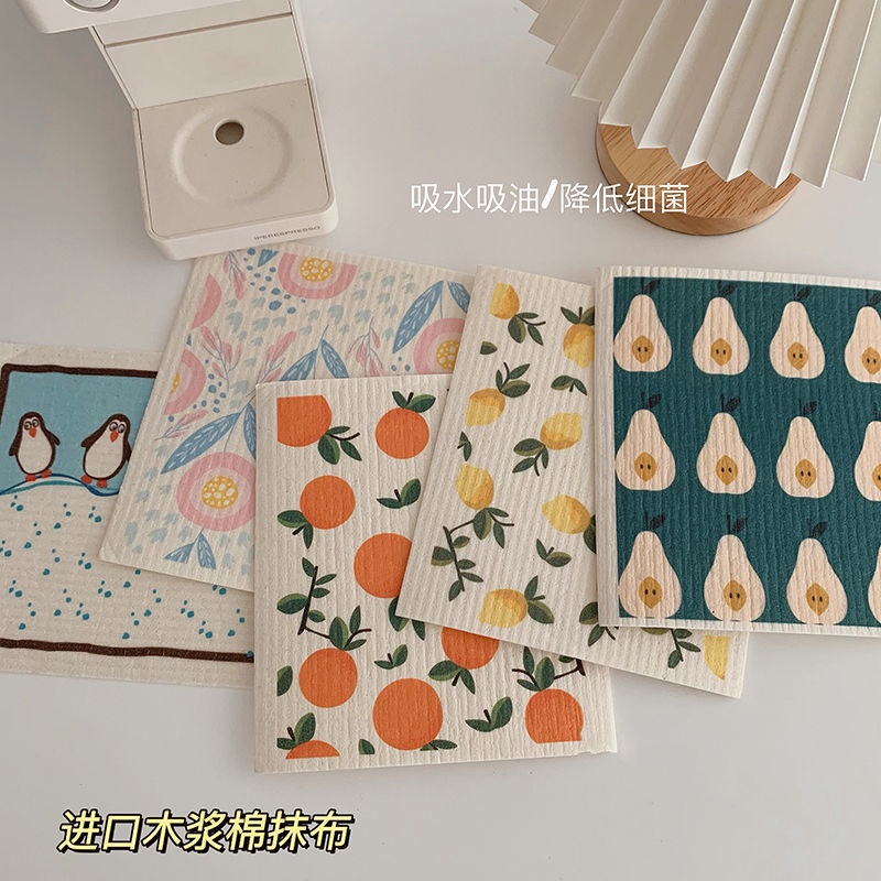 Khăn lau chén dĩa bằng Cotton thấm hút tốt tiện dụng