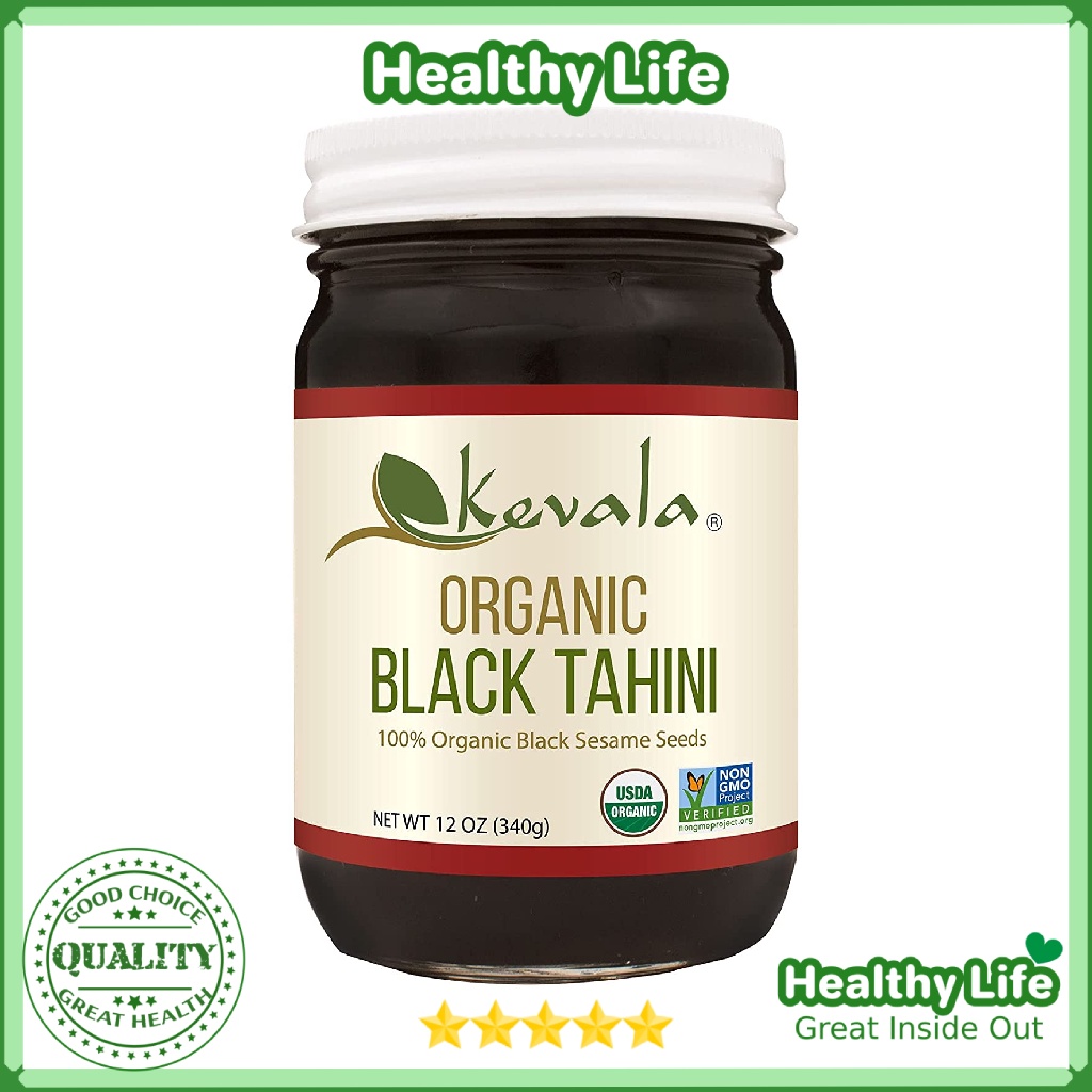 Bơ Mè Đen Hữu Cơ Kevala Organic Black Sesame Tahini