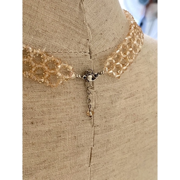Vòng cổ pha lê Swarovski dạ hội dịu dàng
