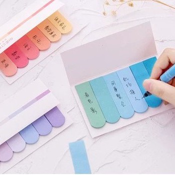 Giấy ghi chú label marker pastel đánh dấu ghi chú trang Taro Stationery