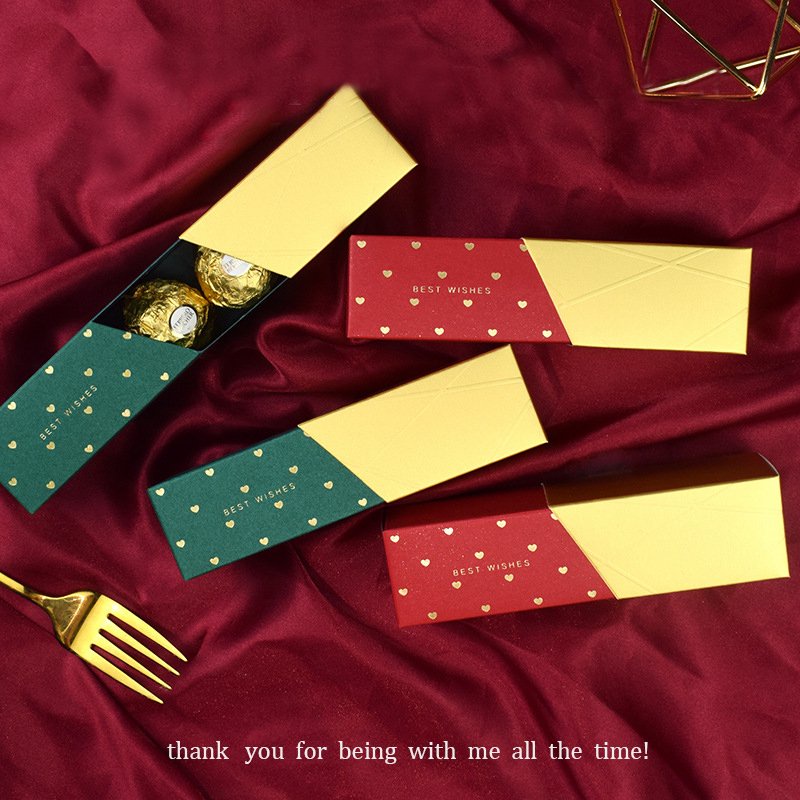 Hộp quà hình thỏi son độc đáo 13x3.5cm H03 hộp giấy đựng quà tặng valentine, 8/3, bánh kẹo, son môi mỹ phẩm