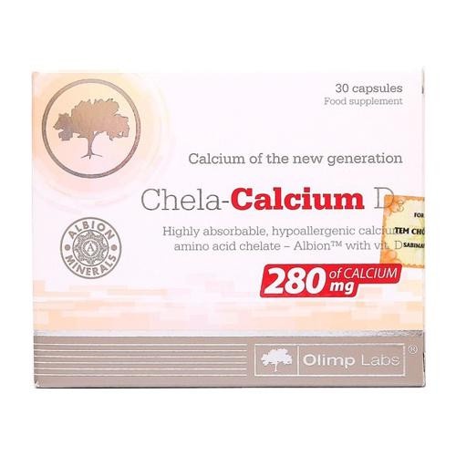 Calci hữu cơ Chela calcium. Bổ sung canxi và vitamin d dạng viên cho bà bầu, cho con bú, người có nhu cầu (Sabina)