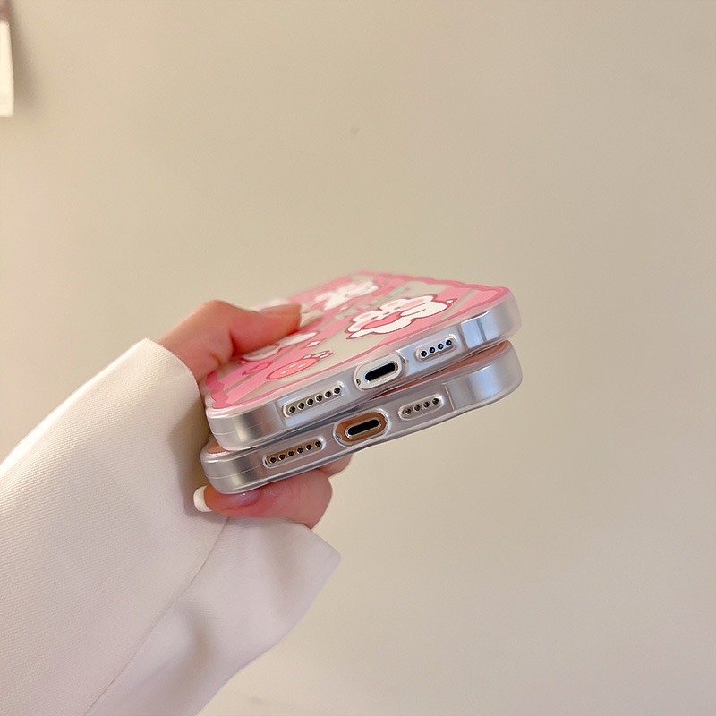 Ốp Điện Thoại Họa Tiết Hoạt Hình Dễ Thương Cho iPhone 13Pro 11 12pro 6 7 8 plus XS-14