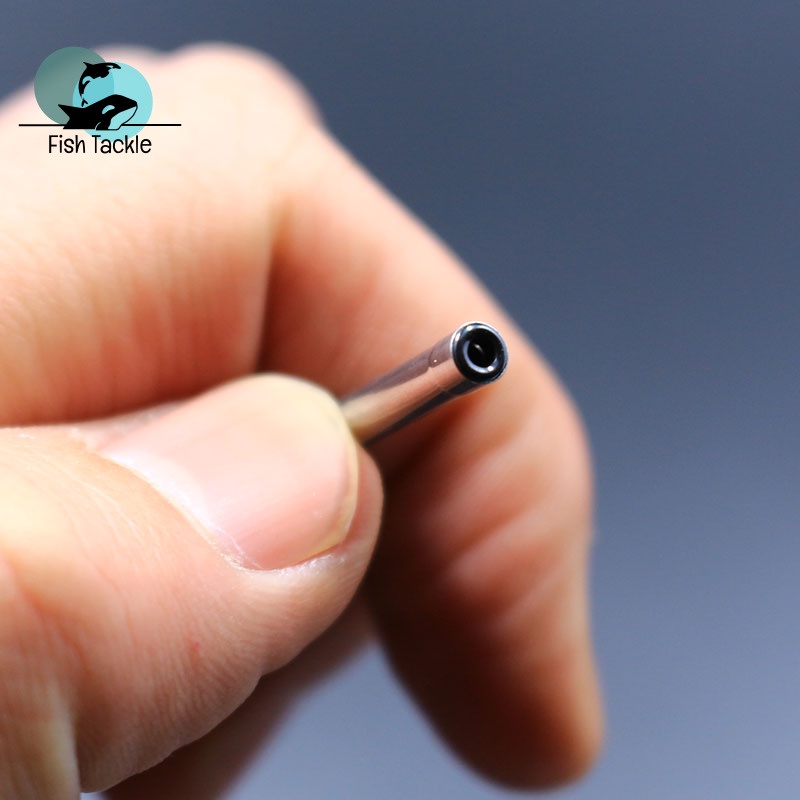 Giá Đỡ Suốt Chỉ Câu Cá Bằng Sứ Màu Đen Đầu Cong / Kích Thước Tiêu Chuẩn