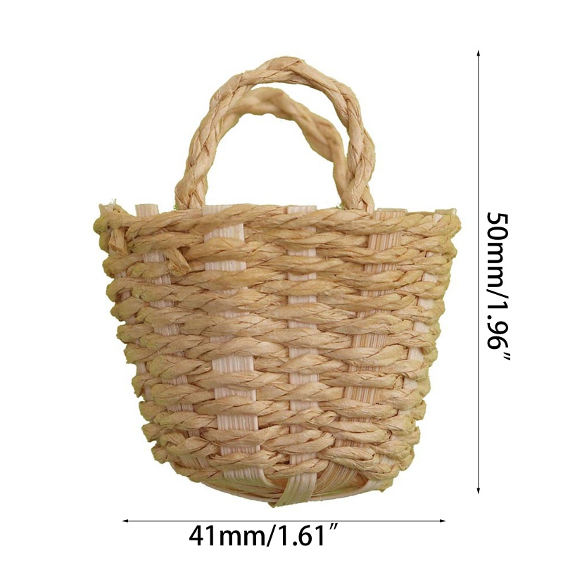Giỏ Xách Tay Đựng Đồ Chơi Nhà Bếp / Nhà Búp Bê DIY