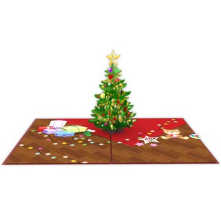 Thiệp 3D pop up Cây thông giáng sinh