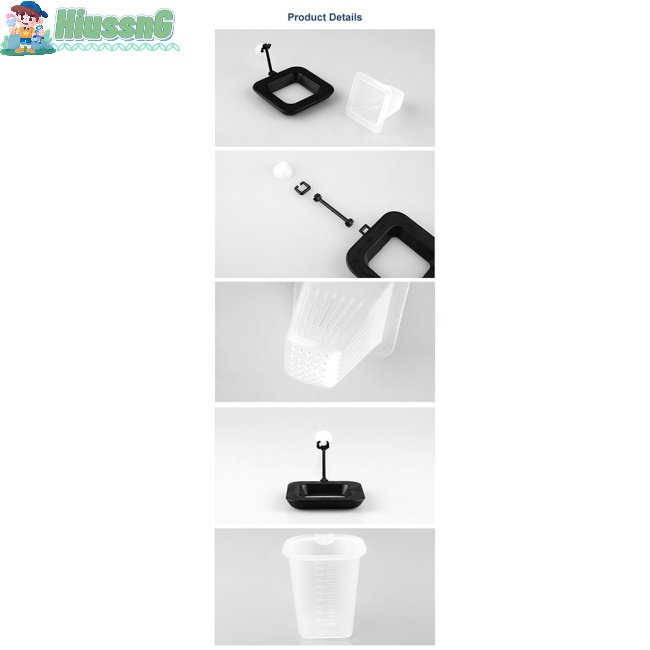 Phễu Nhựa Đựng Giun Đỏ Cho Cá Ăn Tiện Dụng