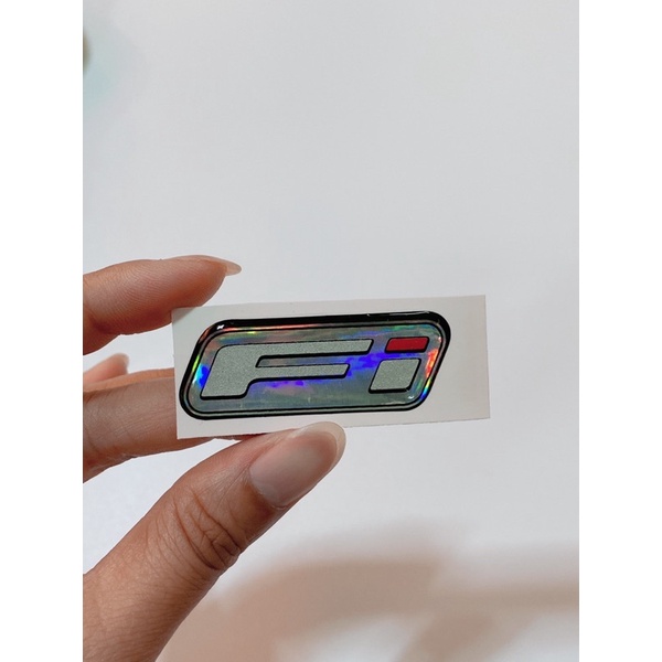 Tem nổi chữ PGM-Fi, logo Fi idling stop, Fi dán cho xe Honda, yamaha