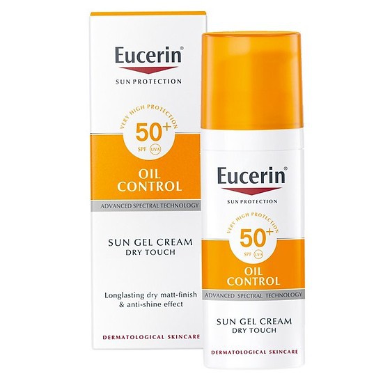 Eucerin Chính Hãng- Kem Chống Nắng Kiểm Soát Nhờn cho Da Dầu Eucerin Sun Gel-Cream Oil Control Dry Touch SPF 50 (50 ml)