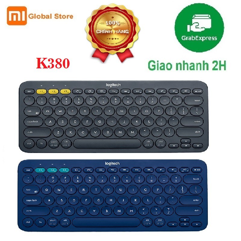 [ Bảo hành 12 tháng ]Bàn phím Bluetooth Logitech K380 Multi-Device - Kết nối Bluetooth - Hàng chính hãng