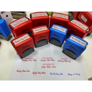 Con dấu tên,khắc dấu tên Shiny S842,S483,khắc tên 1 đến 3 dòng theo yêu cầu